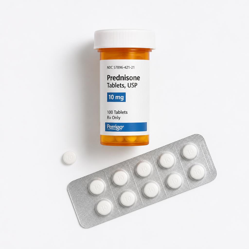 Prednisone tapering schedule example from 40mg to 5mg