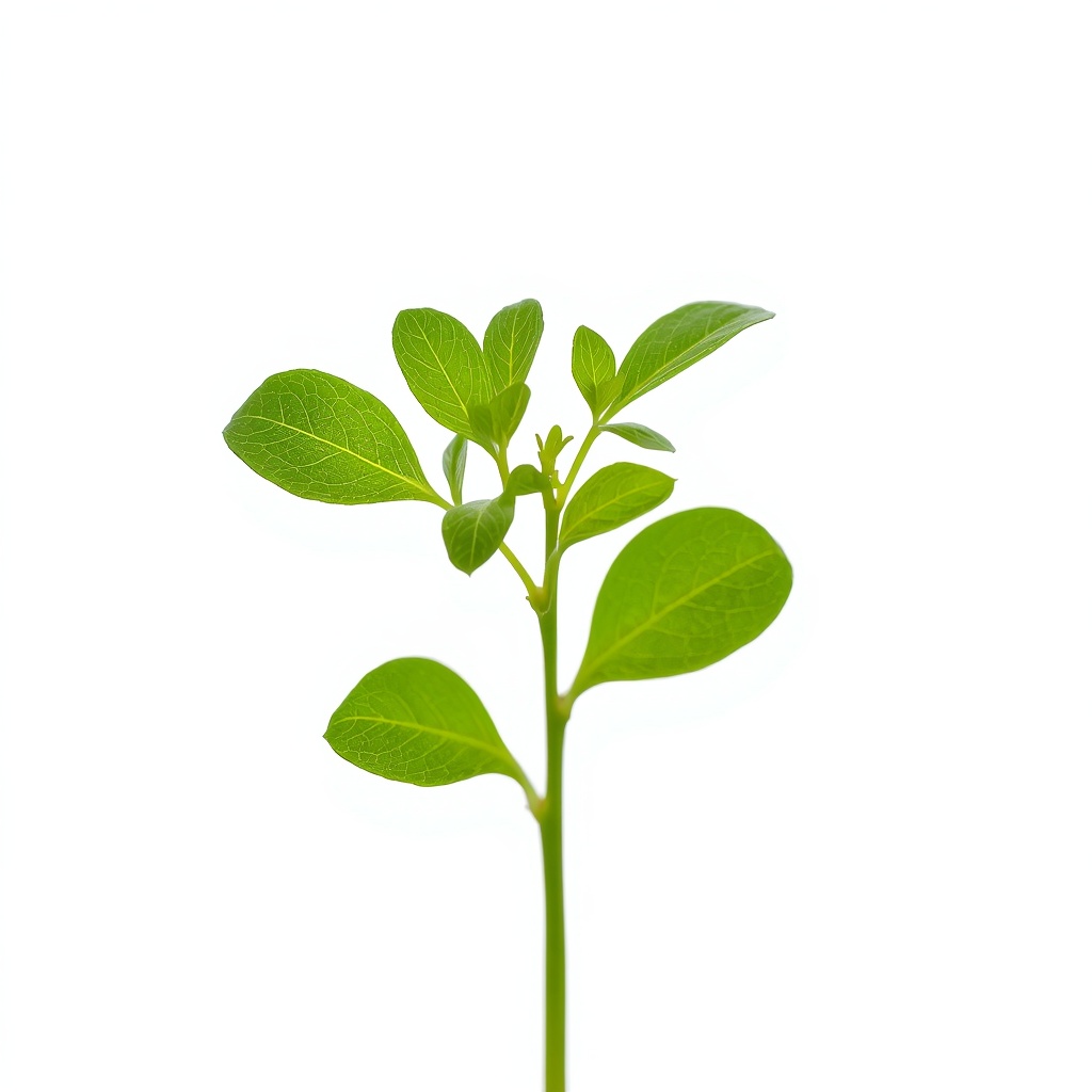 Brahmi Bacopa monnieri plant leaves and stems